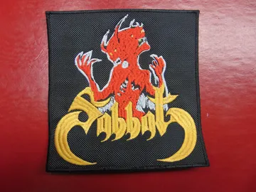 SABBAT…  Embroidered Patch  (black thrash)    Japan   614