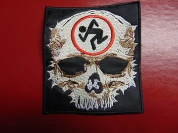 D.R.I   Embroidered Patch  (thrash metal)  U.S.A   3364