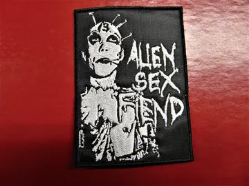 ALIEN SEX FIEND…   Embroidered Patch   (gothic rock)   U.K   3989