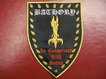 BATHORY  Embroidered Patch  ( black metal)   Sweden   1200