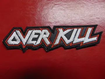 OVERKILL…   Embroidered Patch   (thrash metal)   U.S.A   1076