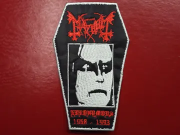 MAYHEM…  Embroidered Patch  (black metal)    Norway   1839