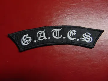 G.A.T.E.S…   Embroidered Patch   (thrash metal)   Sweden   3134