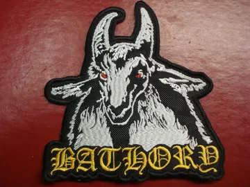 BATHORY…   Embroidered Patch  ( epic black)   Sweden  1880
