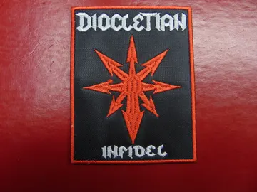 DIOCLETIAN   Embroidered Patch  (black death)  New Zealand  3224