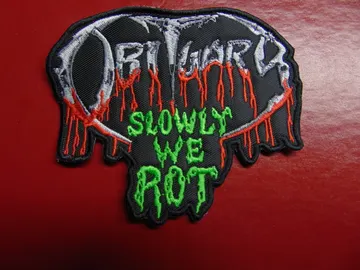 OBITUARY…  Embroidered Patch  (death metal)    U.S.A   3031