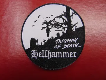 HELLHAMMER…   Embroidered Patch   (black metal)   Switzerland   1611