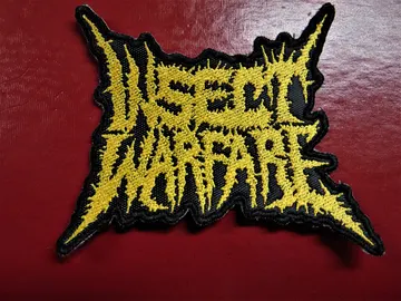 INSECT WARFARE…   Embroidered Patch   (grindcore)   U.S.A   314
