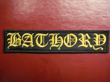 BATHORY…  Embroidered Patch  (epic black)  Sweden   3247