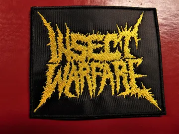 INSECT WARFARE…   Embroidered Patch   (grindcore)   U.S.A   1215