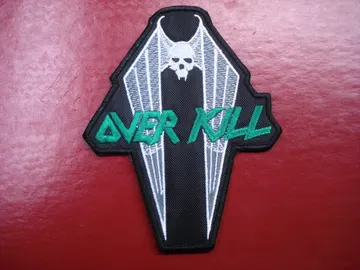 OVERKILL  Embroidered Patch  (thrash metal)  U.S.A  609