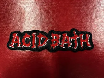 ACID BATH…  Embroidered Patch  (sludge metal)    U.S.A   379