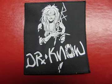 DR. KNOW…   Embroidered Patch   (punk rock)  U.S.A   3669