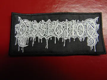 DISSECTION    Embroidered Patch  (black melodic)  1212