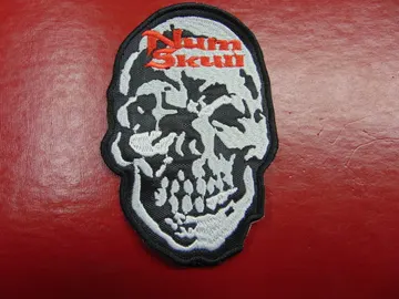 NUM SKULL…   Embroidered Patch   (death thrash)   U.S.A   3157