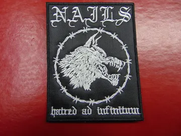NAILS…  Embroidered Patch (death metal)   U.S.A   3236