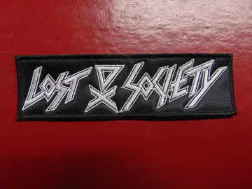 LOST SOCIETY…   Embroidered Patch   (thrash metal)   Finland   4134