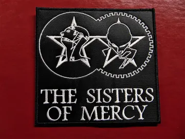 THE SISTERS OF MERCY…   Embroidered Patch   (Industrial Gothic)   U.K   2165