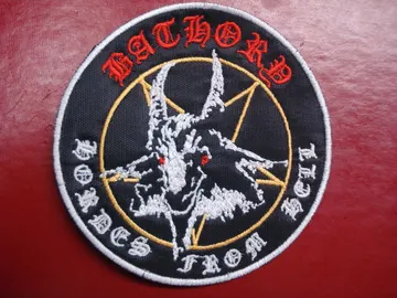 BATHORY  Embroidered Patch   (death thrash)   Sweden   772