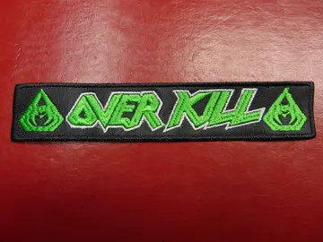 OVERKILL…  Embroidered Patch  (thrash metal)    U.S.A   3230