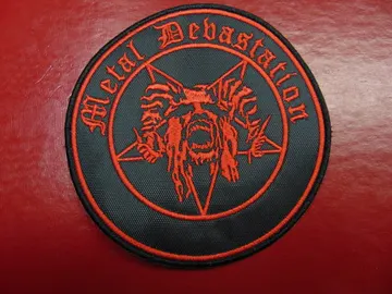 METAL DEVASTATION…  Embroidered Patch  (store logo)    U.S.A   029