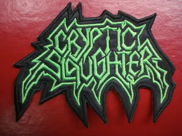 CRYPTIC SLAUGHTER  Embroidered Patch  (crossover)  U.S.A   1502