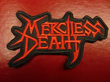MERCILESS DEATH…   Embroidered Patch   (thrash metal)   Sweden   3154
