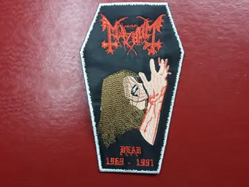 MAYHEM…  Embroidered patch  (black metal)    Norway   1838
