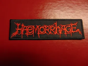 HAEMORRHAGE…   Embroidered Patch   (gore grind)   Spain   3384