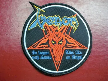 VENOM  Embroidered patch  (thrash black)   U.K   2504