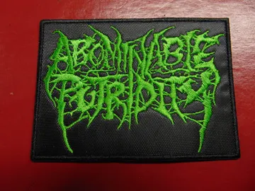 ABOMINABLE PUTRIDITY   Embroidered Patch  (brutal death)    Russia   434