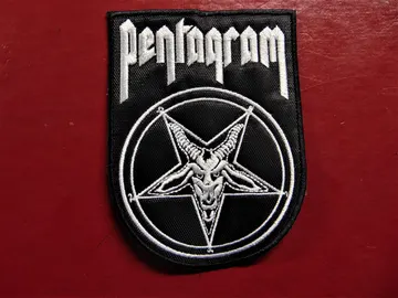 PENTAGRAM   Embroidered patch   (doom metal)  U.S.A   210