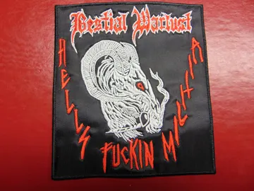 BESTIAL WARLUST…   Embroidered Patch   (black metal)   Australia   2797