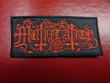 MUTIILATION…  Embroidered Patch  (black metal)    France   3229