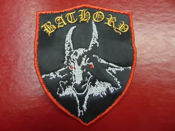 BATHORY  Embroidered Patch  (epic black)    Sweden   3358