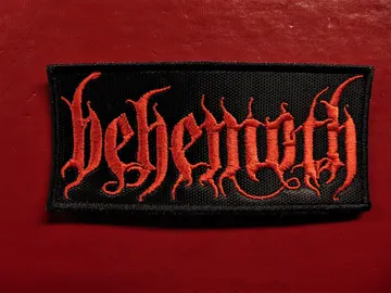 BEHEMOTH  Embroidered Patch  (black death)   Poland   004