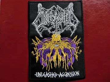 UNLEASHED  Embroidered Patch  (death thrash)   Sweden   888