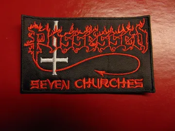 POSSESSED…  Embroidered patch  (black thrash)  U.S.A   2702
