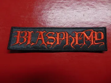 BLASPHEMY  Embroidered patch   (black metal)  Canada   1706