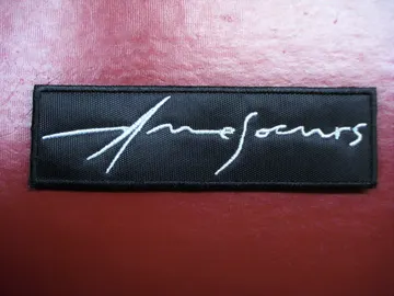 AMESOEURS  Embroidered Patch  (black metal)   2849