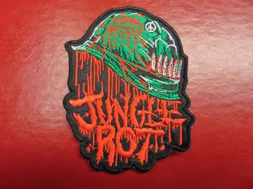 JUNGLE ROT…  Embroidered patch  (death metal)   U.S.A   3709