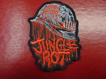 JUNGLE ROT…  Embroidered Patch  (death metal)  U.S.A   1126