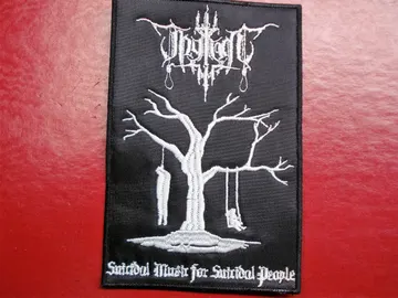 THY LIGHT…  Embroidered Patch  (black metal)   Brazil   1422