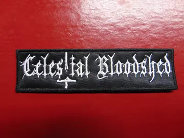 CELESTIAL BLOODSHED  Embroidered Patch  (black metal)  Norway  4145