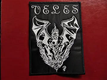 VELES  Embroidered Patch  (black metal)  Poland   431