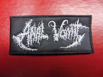 ANAL VOMIT…  Embroidered Patch  (black death)   Peru   3452