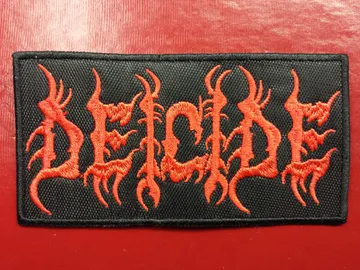 DEICIDE…  Embroidered Patch  (black death)   U.S.A   181