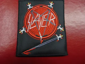 SLAYER…   Embroidered Patch   (Thrash Metal)   U.S.A   3463