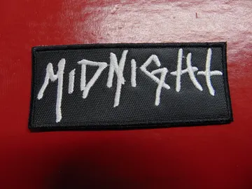 MIDNIGHT…  Embroidered Patch   (black n roll)   U.S.A   3732