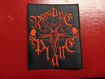 NEGATIVE PLANE  Embroidered Patch  (black metal)  U.S.A  2225